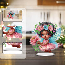 Load image into Gallery viewer, Acrylic Special Shaped Flower Elf 5D DIY Diamond Painting Desktop Ornaments Kit