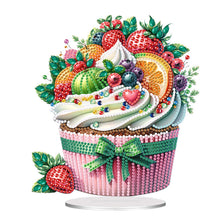 Load image into Gallery viewer, Acrylic Cupcake Desktop Diamond Art Kits 5D DIY Diamond Art Tabletop Decorations