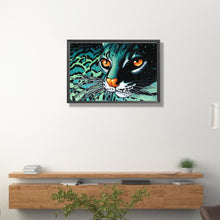Load image into Gallery viewer, AB Diamond Painting - Full Round - blue leopard (45*30CM)