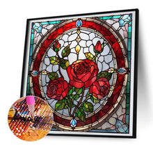 Load image into Gallery viewer, Diamond Painting - Full Round - glass art rose (30*30CM)