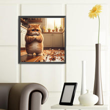Load image into Gallery viewer, Diamond Painting - Full Round - funny cat (40*40CM)