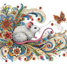 Load image into Gallery viewer, Diamond Painting - Partial Special Shaped - exquisite mouse (30*30CM)