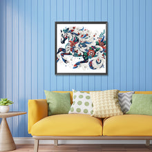 Load image into Gallery viewer, Diamond Painting - Partial Special Shaped - exquisite horse (30*30CM)