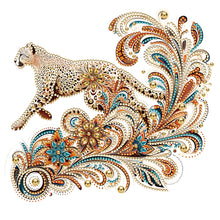 Load image into Gallery viewer, Diamond Painting - Partial Special Shaped - exquisite leopard (30*30CM)