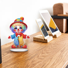 Load image into Gallery viewer, Acrylic Q Version Clown Diamond Painting Desktop Decorations Bedroom Table Decor