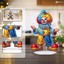 Load image into Gallery viewer, Acrylic Q Version Clown Diamond Painting Desktop Decorations Bedroom Table Decor