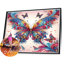 Load image into Gallery viewer, Diamond Painting - Partial Special Shaped - Butterfly (35*30CM)