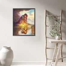 Load image into Gallery viewer, AB Diamond Painting - Full Round - female knight by the lake (40*50CM)