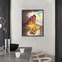 Load image into Gallery viewer, AB Diamond Painting - Full Round - female knight by the lake (40*50CM)