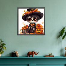 Load image into Gallery viewer, Diamond Painting - Full Round - skull doll (30*30CM)