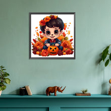 Load image into Gallery viewer, Diamond Painting - Full Round - skull doll (30*30CM)