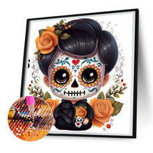 Load image into Gallery viewer, Diamond Painting - Full Round - skull doll (30*30CM)