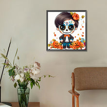 Load image into Gallery viewer, Diamond Painting - Full Round - skull doll (30*30CM)
