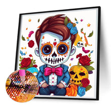 Load image into Gallery viewer, Diamond Painting - Full Round - skull doll (30*30CM)