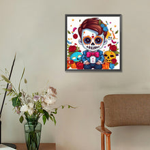 Load image into Gallery viewer, Diamond Painting - Full Round - skull doll (30*30CM)