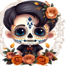 Load image into Gallery viewer, Diamond Painting - Full Round - skull doll (30*30CM)