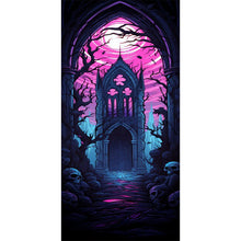 Load image into Gallery viewer, Diamond Painting - Full Round - Halloween Castle (30*70CM)