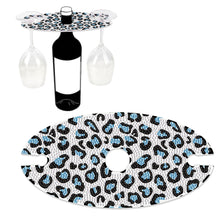 Load image into Gallery viewer, Acrylic Special Shaped Leopard Art Diamond Art Wine Glass Organizer for Bar