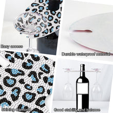 Load image into Gallery viewer, Acrylic Special Shaped Leopard Art Diamond Art Wine Glass Organizer for Bar