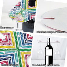 Load image into Gallery viewer, Acrylic Special Shaped Line Art Diamond Art Wine Glass Organizer for Bar Decor