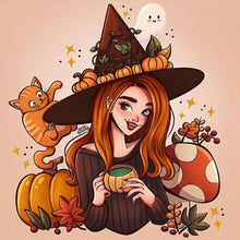 Load image into Gallery viewer, Diamond Painting - Full Round - dark witch (40*40CM)