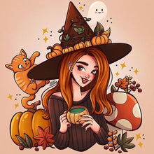 Load image into Gallery viewer, Diamond Painting - Full Round - dark witch (40*40CM)