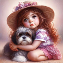 Load image into Gallery viewer, Diamond Painting - Full Round - Adorable children (40*40CM)