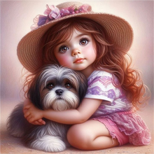 Load image into Gallery viewer, Diamond Painting - Full Round - Adorable children (40*40CM)
