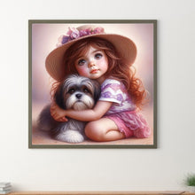 Load image into Gallery viewer, Diamond Painting - Full Round - Adorable children (40*40CM)