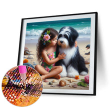 Load image into Gallery viewer, Diamond Painting - Full Round - Adorable children (40*40CM)