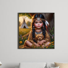 Load image into Gallery viewer, Diamond Painting - Full Round - Adorable children (40*40CM)