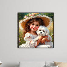 Load image into Gallery viewer, Diamond Painting - Full Round - Adorable children (40*40CM)