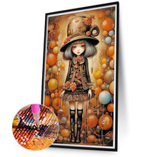 Load image into Gallery viewer, Diamond Painting - Full Round - punk girl (40*70CM)