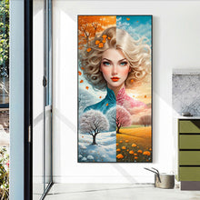 Load image into Gallery viewer, Diamond Painting - Full Round - Four seasons woman (40*75CM)