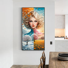 Load image into Gallery viewer, Diamond Painting - Full Round - Four seasons woman (40*75CM)