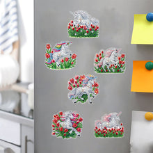 Load image into Gallery viewer, Special Shape Diamond Painting Cartoon Fridge Magnetic Stickers for DIY Crafts