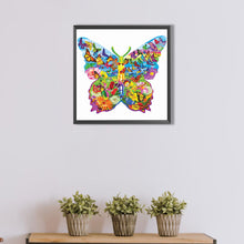 Load image into Gallery viewer, AB Diamond Painting - Full Round - Colorful butterflies (40*40CM)