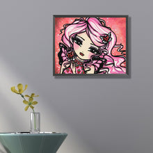 Load image into Gallery viewer, AB Diamond Painting - Full Round - pink hair girl (50*40CM)