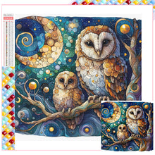 Load image into Gallery viewer, Diamond Painting - Full Square - owl (30*30CM)