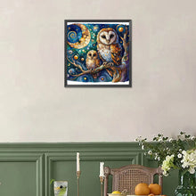 Load image into Gallery viewer, Diamond Painting - Full Square - owl (30*30CM)