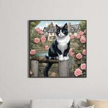 Load image into Gallery viewer, Diamond Painting - Full Round - country cat (30*30CM)