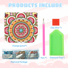 Load image into Gallery viewer, PU Partial Special Shaped Mandala 5D DIY Diamond Painting Wallet Gifts for Women