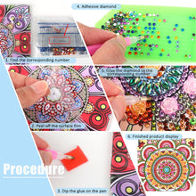 Load image into Gallery viewer, PU Partial Special Shaped Mandala 5D DIY Diamond Painting Wallet Gifts for Women