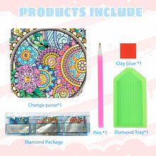 Load image into Gallery viewer, PU Partial Special Shaped Mandala 5D DIY Diamond Painting Wallet Gifts for Women