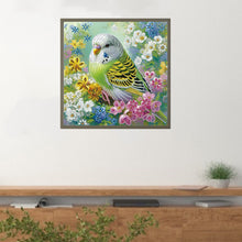 Load image into Gallery viewer, Diamond Painting - Partial Special Shaped - green parrot (40*40CM)