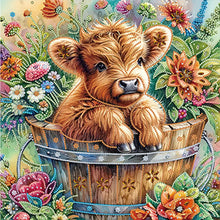 Load image into Gallery viewer, Diamond Painting - Partial Special Shaped - consume cattle (40*40CM)