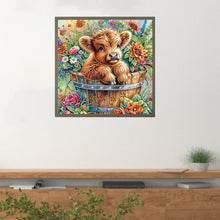 Load image into Gallery viewer, Diamond Painting - Partial Special Shaped - consume cattle (40*40CM)