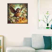 Load image into Gallery viewer, Diamond Painting - Partial Special Shaped - owl (40*40CM)