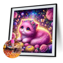 Load image into Gallery viewer, Diamond Painting - Full Square - purple cat (40*40CM)