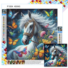 Load image into Gallery viewer, Diamond Painting - Full Square - white horse (40*40CM)